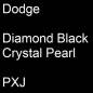 Preview: Dodge, Diamond Black Crystal Pearl, PXJ.